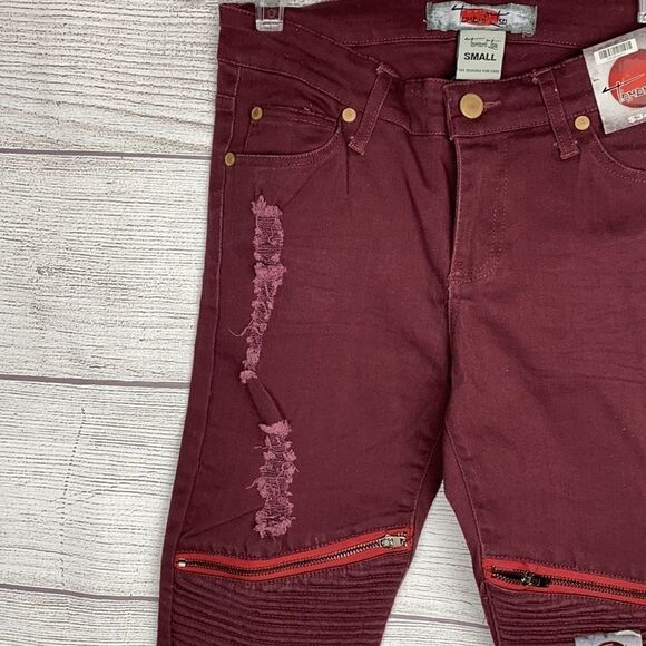 NWT Tomomi Tso  Slim fit distressed Jeans - Picture 3 of 14